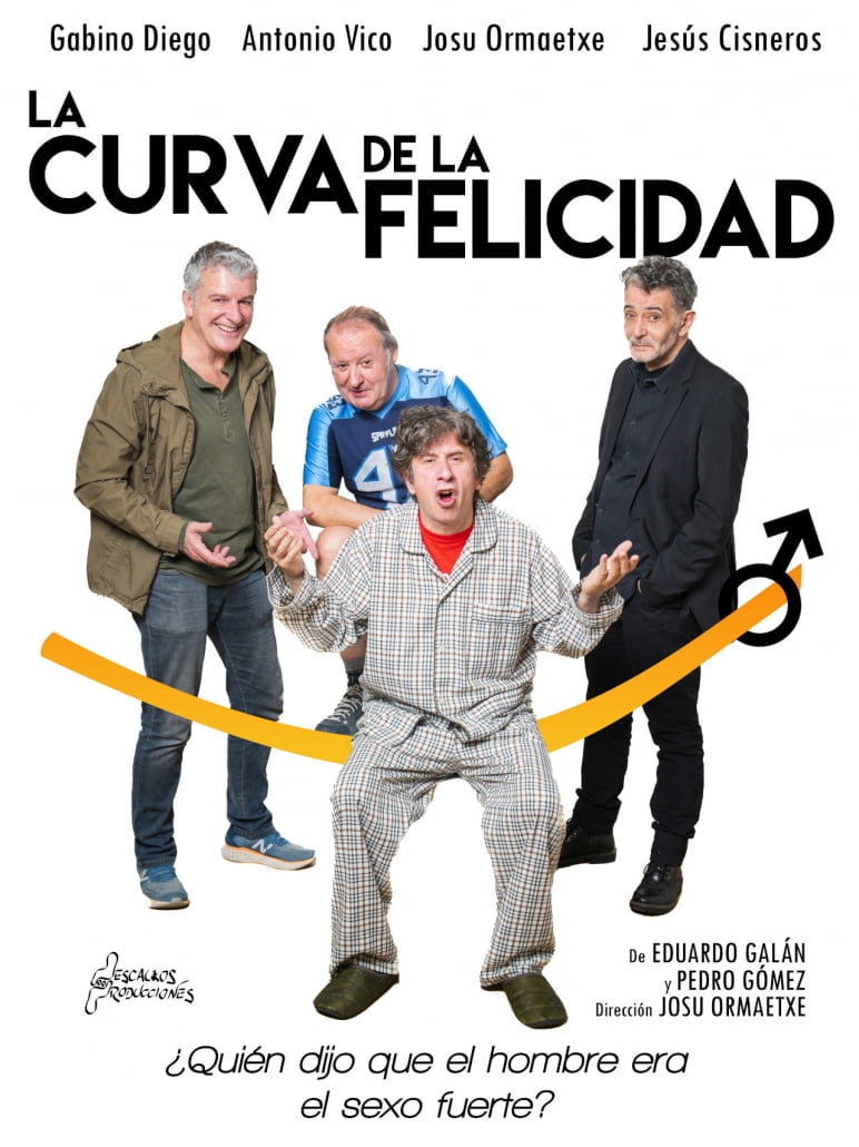 Gabino Diego llega al Teatro Emilio Gavira con la comedia de éxito La Curva de la Felicidad 1