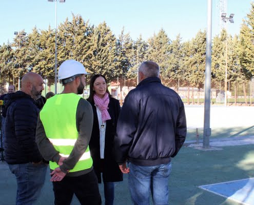 El Ayuntamiento de Alcázar invierte 100.000 euros en la mejora de las pistas de tenis del Complejo Polideportivo 1