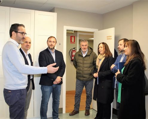 La alcaldesa de Alcázar y el Director General de Empresas de Castilla-La Mancha conocen el proyecto de expansión de la empresa Andher 1