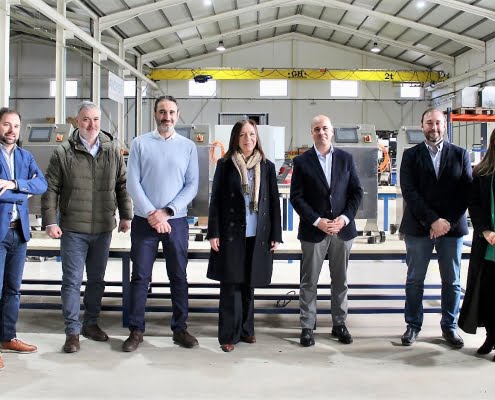 La alcaldesa de Alcázar y el Director General de Empresas de Castilla-La Mancha conocen el proyecto de expansión de la empresa Andher 2
