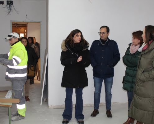 La alcaldesa visita las obras del nuevo Centro de Atención Temprana 3
