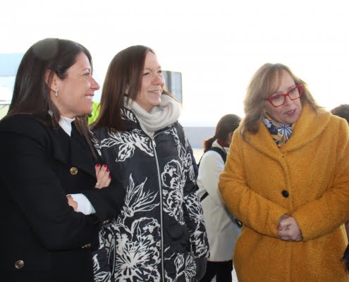 Rosa Melchor acompaña a la consejera de Bienestar Social en su visita a las obras del Centro de Mayores 2