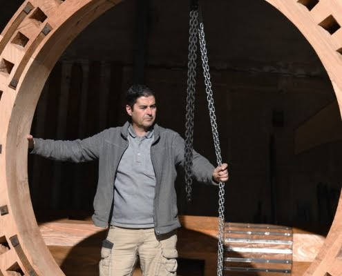 Vicente Casero, carpintero del Ayuntamiento de Alcázar de San Juan, laureado con el Premio de las Artes de la Construcción 3