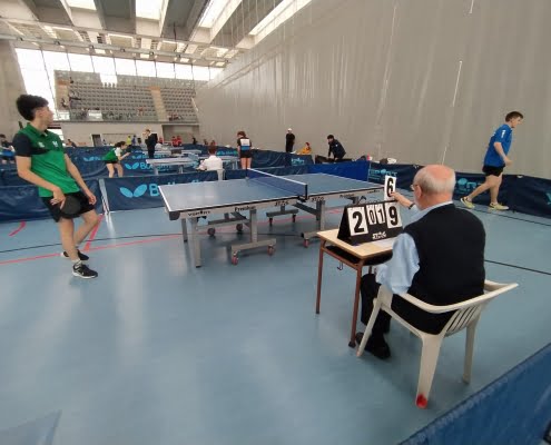 El Pabellón Vicente Paniagua de Alcázar de San Juan acoge el Campeonato Regional de Categorías Inferiores de Tenis de Mesa 6